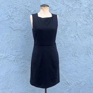 Theyskens Theory Womens Sheath Dress Doran LBD Black Size 4